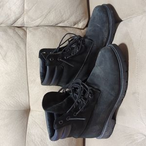 Women's black Timberland boots